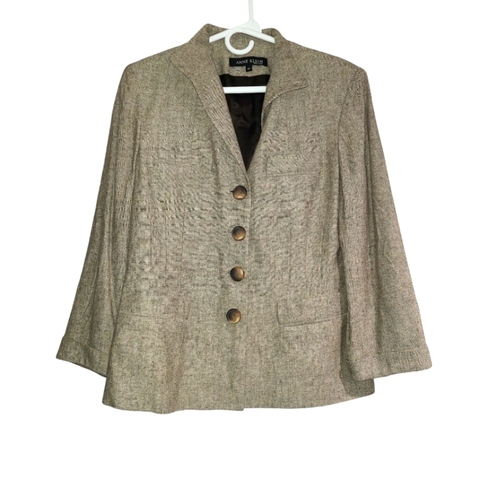 Anne Klein Orleans Blazer NWT womens 12 Preppy Classy Work Jacket